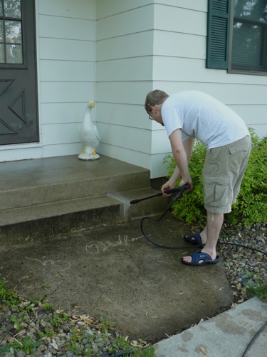 The raw power of water! (and 1600 psi of compression)